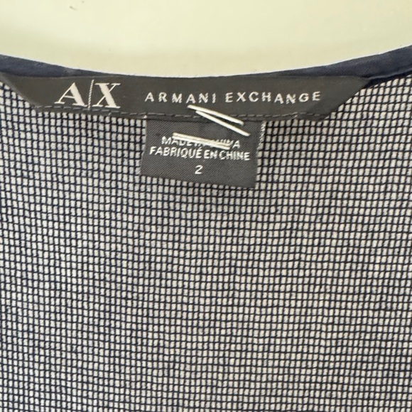 Armani Exchange Navy Blue Mini Dress - Picture 2 of 8
